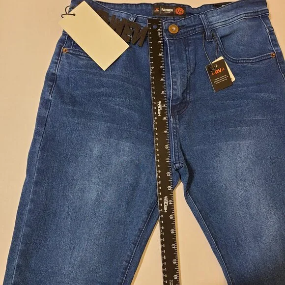 RAVMEN BLACK LABEL SKINNY FIT JEANS - 34/32 - Picture 2 of 11